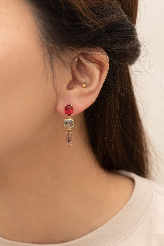 Fraise Dangle Earrings - lolaluxeshop