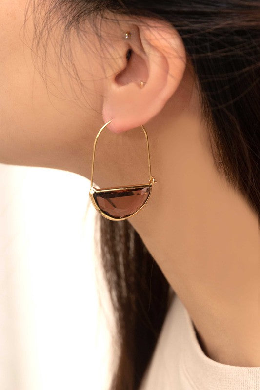 Glacier Hoop Earrings - lolaluxeshop