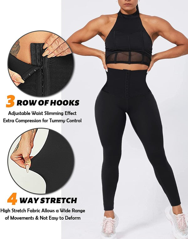 Corset Waist Buttery Soft leggings Body Shaper - lolaluxeshop