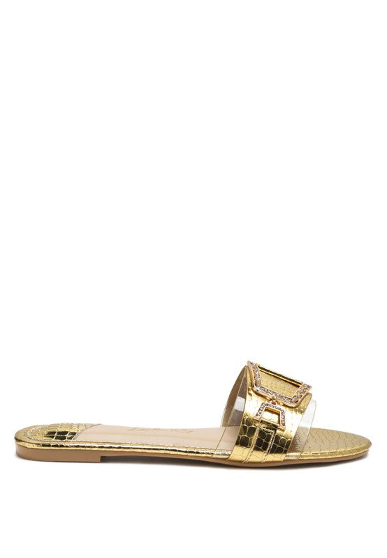 BRILLO JEWEL CROC FLATS - lolaluxeshop