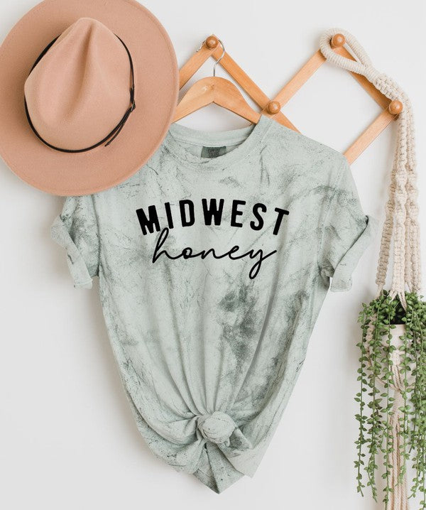 Midwest Honey Comfort Color Tie Dye Tee - lolaluxeshop