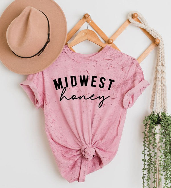 Midwest Honey Comfort Color Tie Dye Tee - lolaluxeshop