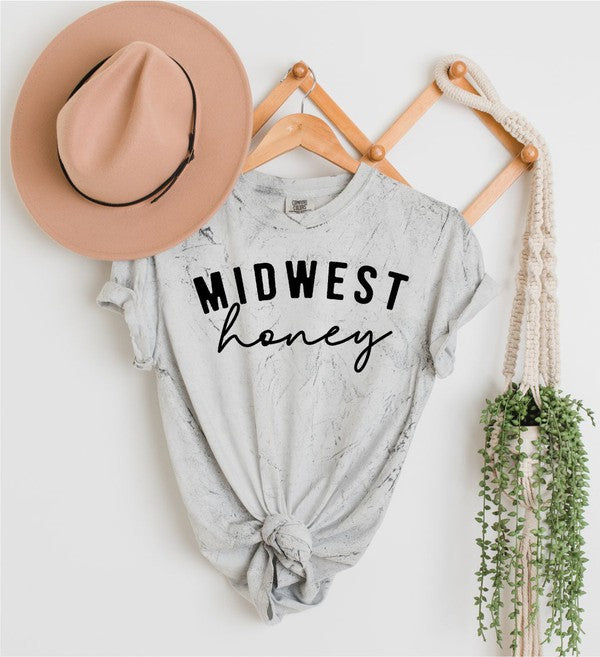 Midwest Honey Comfort Color Tie Dye Tee - lolaluxeshop