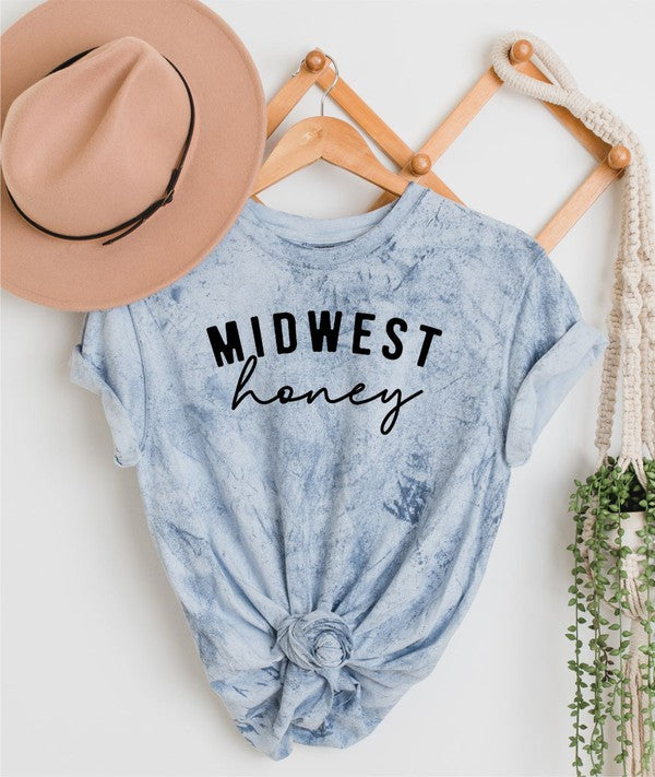 Midwest Honey Comfort Color Tie Dye Tee - lolaluxeshop