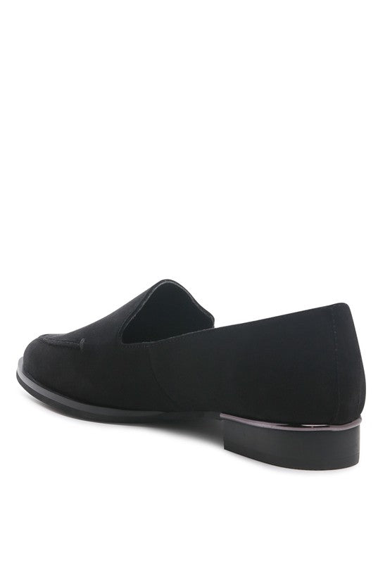 SARA Suede Slip-On Loafers - lolaluxeshop