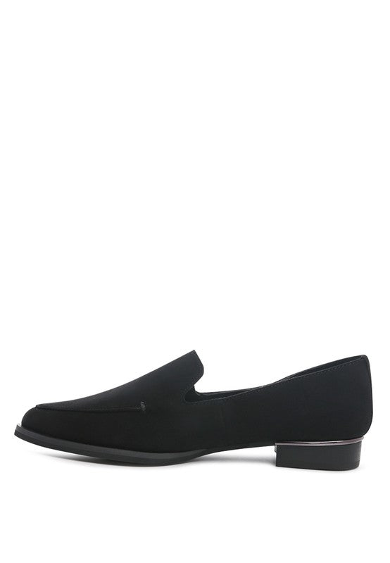 SARA Suede Slip-On Loafers - lolaluxeshop