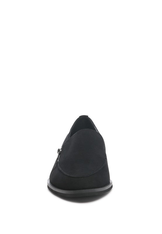 SARA Suede Slip-On Loafers - lolaluxeshop