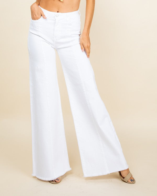 Wide leg, denim pants,  jeans, western - lolaluxeshop