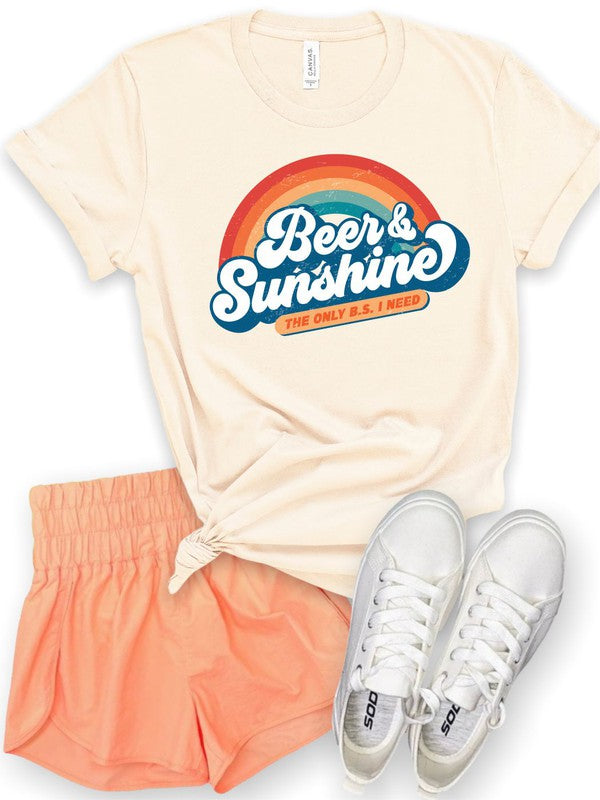 Beer and Sunshine Only BS I Need Softstyle Tee - lolaluxeshop