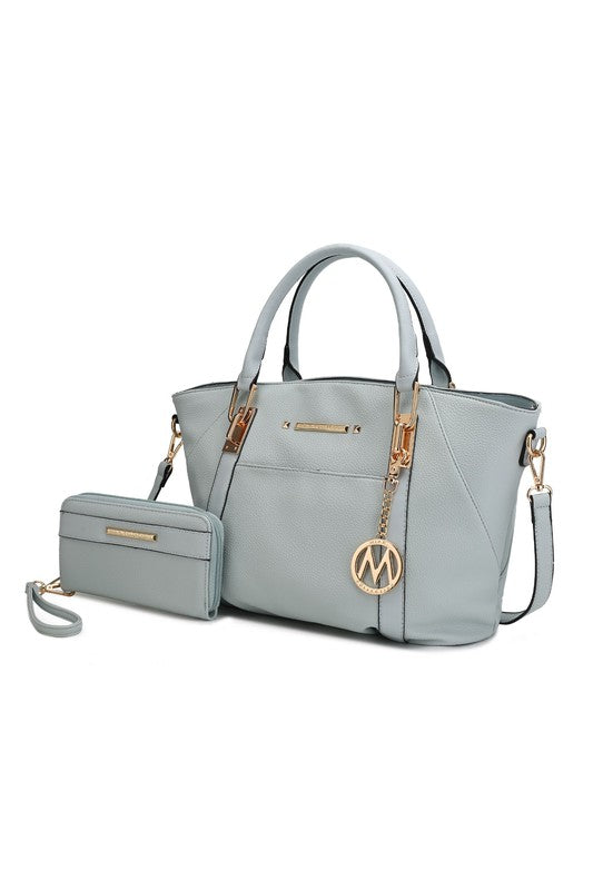 MKF Darielle Satchel Handbag with Wallet by Mia k - lolaluxeshop