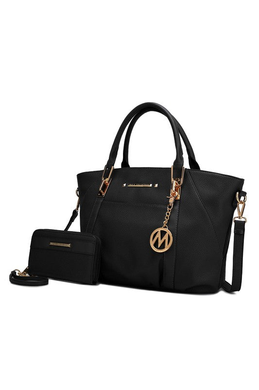 MKF Darielle Satchel Handbag with Wallet by Mia k - lolaluxeshop