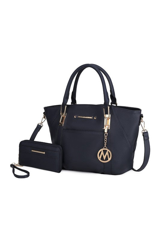 MKF Darielle Satchel Handbag with Wallet by Mia k - lolaluxeshop