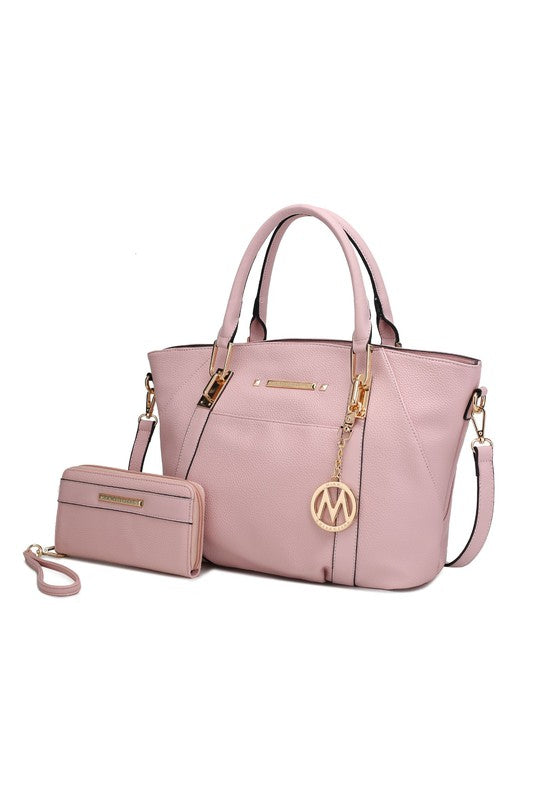 MKF Darielle Satchel Handbag with Wallet by Mia k - lolaluxeshop