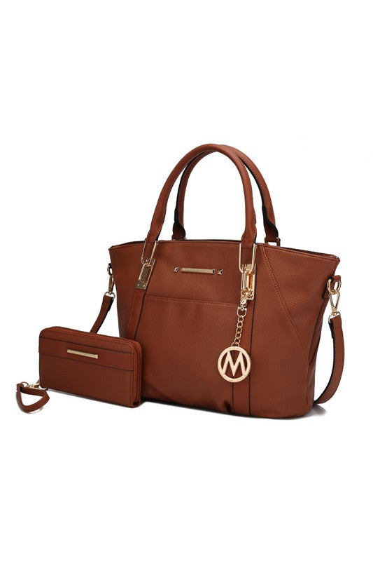 MKF Darielle Satchel Handbag with Wallet by Mia k - lolaluxeshop