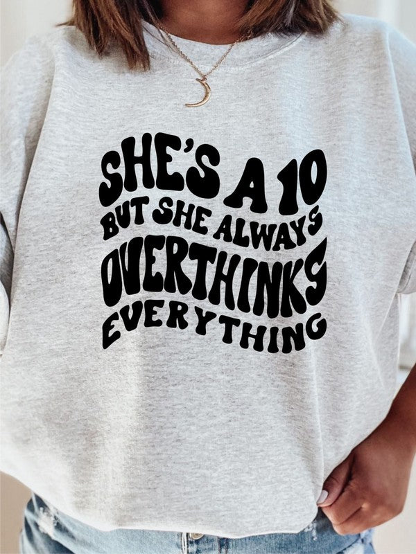 She's a 10 but she always overthinks everything - lolaluxeshop