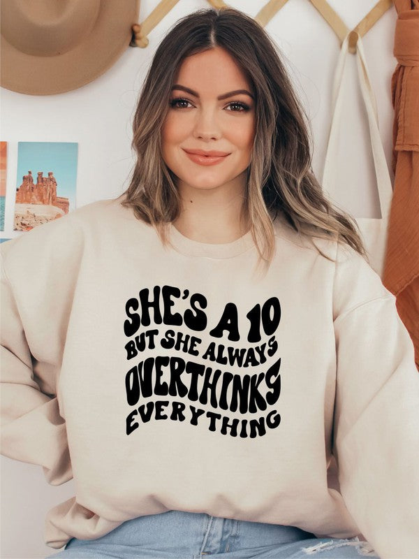 She's a 10 but she always overthinks everything - lolaluxeshop