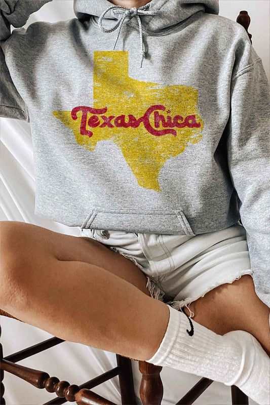 TEXAS CHICA HOODIE PLUS SIZE - lolaluxeshop