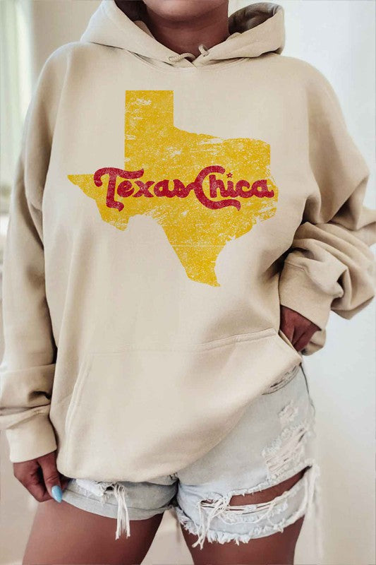 TEXAS CHICA HOODIE PLUS SIZE - lolaluxeshop