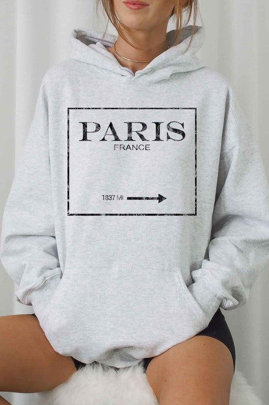 PARIS FRANCE HOODIE PLUS SIZE - lolaluxeshop