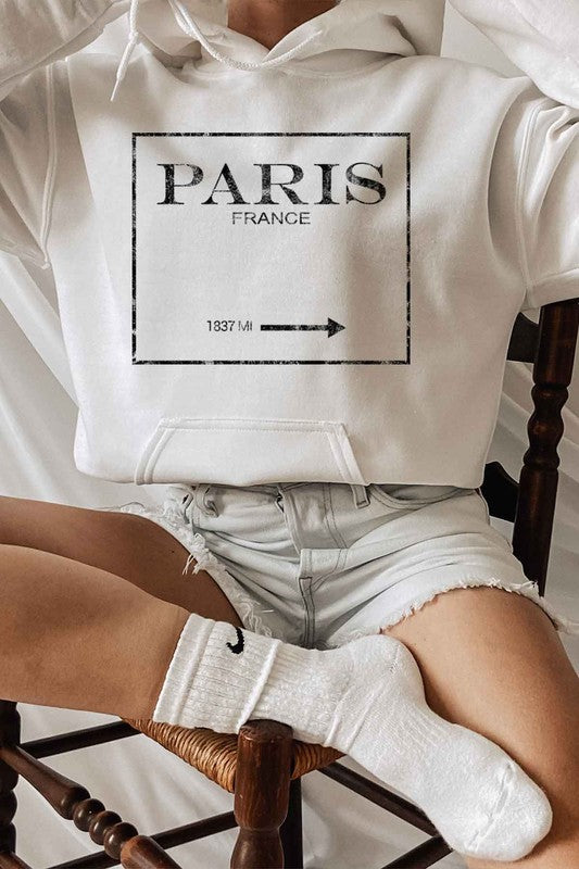 PARIS FRANCE HOODIE PLUS SIZE - lolaluxeshop