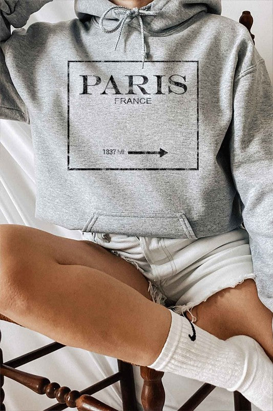 PARIS FRANCE HOODIE PLUS SIZE - lolaluxeshop