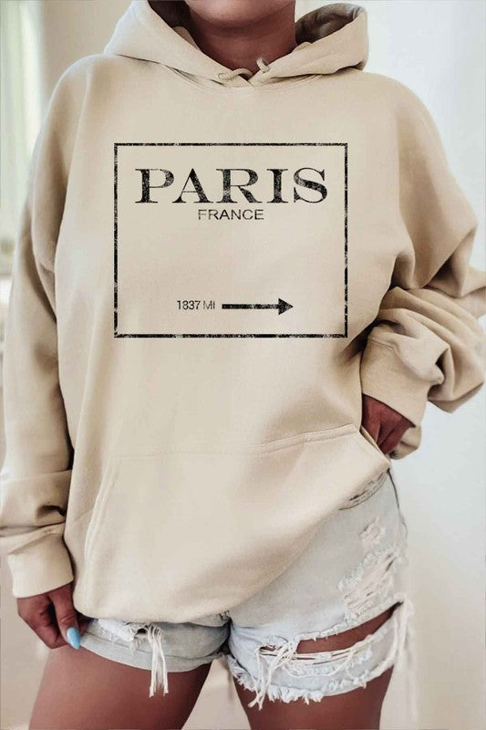 PARIS FRANCE HOODIE PLUS SIZE - lolaluxeshop