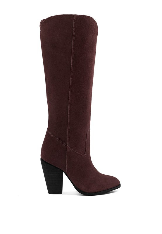 GREAT-STORM Suede Leather Calf Boots - lolaluxeshop