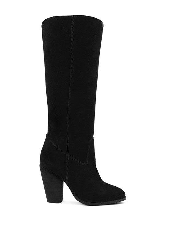 GREAT-STORM Suede Leather Calf Boots - lolaluxeshop