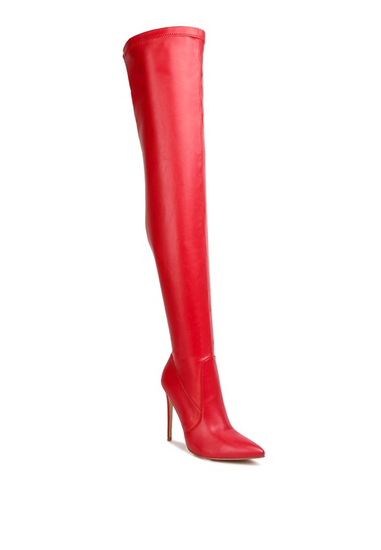 Gush Over Knee High Heel Boots - lolaluxeshop