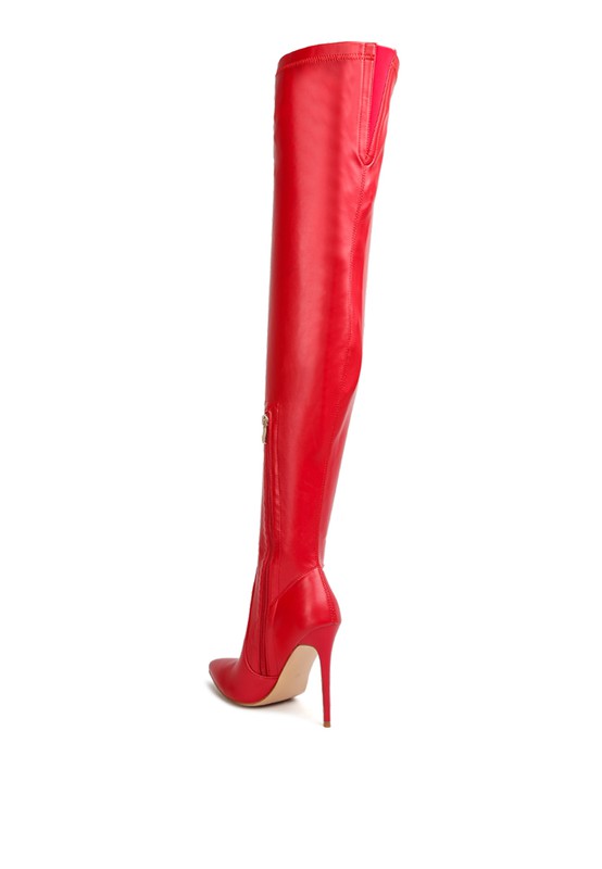 Gush Over Knee High Heel Boots - lolaluxeshop