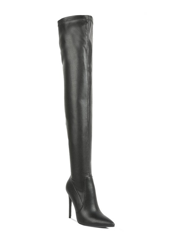 Gush Over Knee High Heel Boots - lolaluxeshop