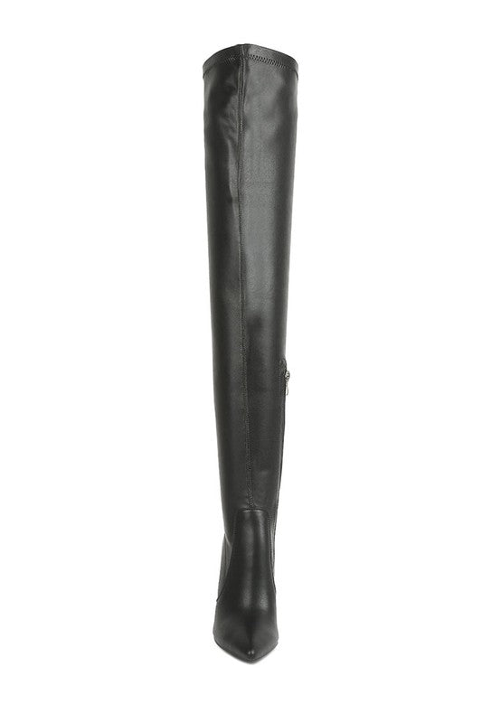 Gush Over Knee High Heel Boots - lolaluxeshop