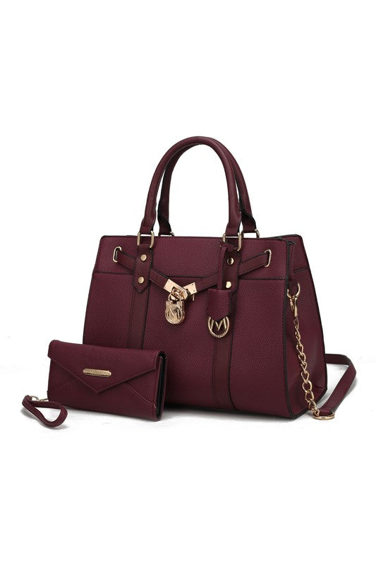 MKF Collection Christine Satchel with wallet b Mia - lolaluxeshop