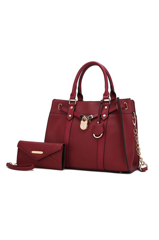 MKF Collection Christine Satchel with wallet b Mia - lolaluxeshop