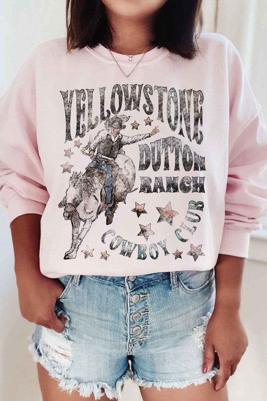 YELLOWSTONE DUTTON RANCH GRAPHIC SWEATSHIRT - lolaluxeshop