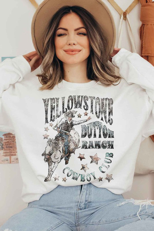 YELLOWSTONE DUTTON RANCH GRAPHIC SWEATSHIRT - lolaluxeshop