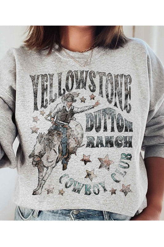 YELLOWSTONE DUTTON RANCH GRAPHIC SWEATSHIRT - lolaluxeshop