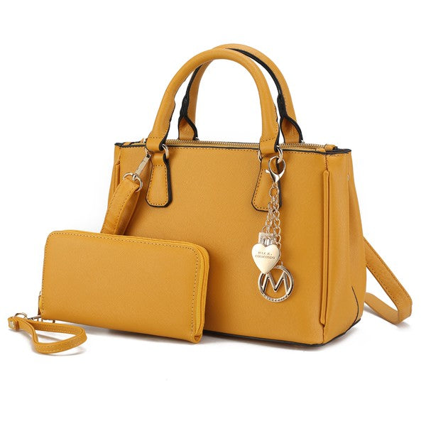 MKF Collection Ruth Satchel Bag with Wallet by Mia - lolaluxeshop