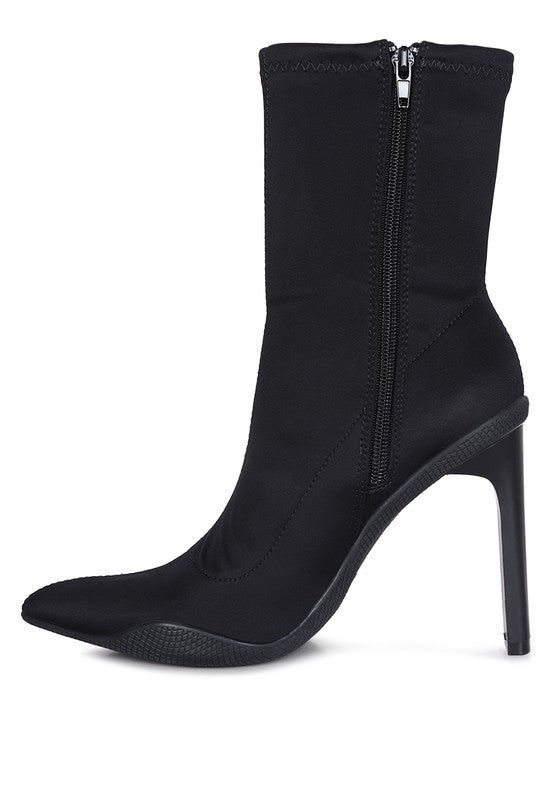 Tokens Pointed Heel Ankle Boots - lolaluxeshop