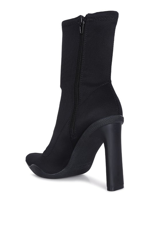 Tokens Pointed Heel Ankle Boots - lolaluxeshop