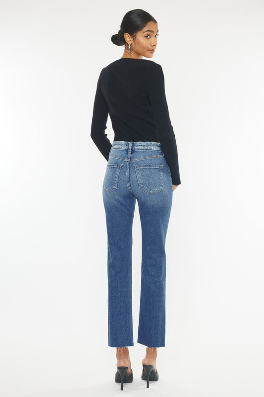 High Rise Slim Straight - lolaluxeshop