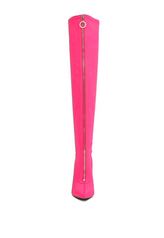 Ronettes Knee High Stretch Long Boots - lolaluxeshop