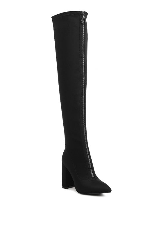 Ronettes Knee High Stretch Long Boots - lolaluxeshop