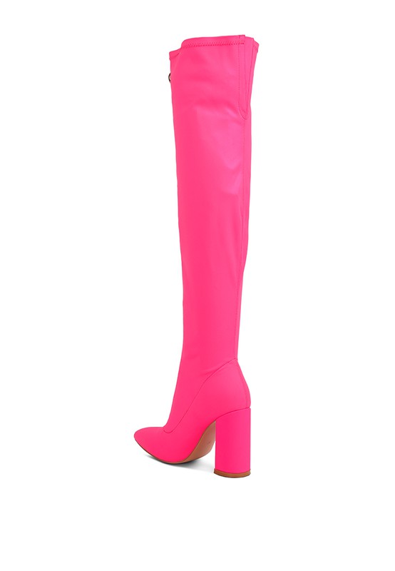 Ronettes Knee High Stretch Long Boots - lolaluxeshop