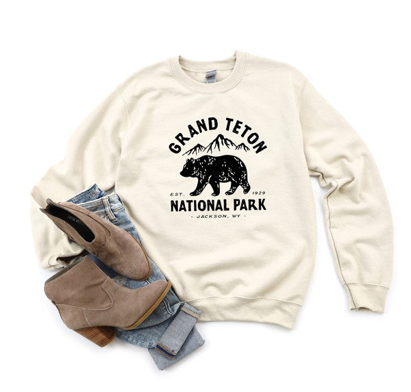 Vintage Grand Teton National Park Sweatshirt