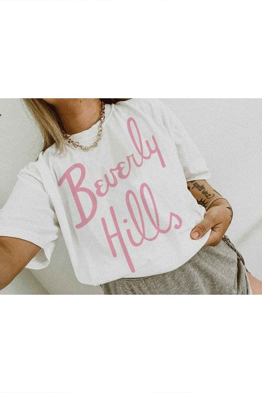 BEVERLY HILLS GRAPHIC TEE - lolaluxeshop