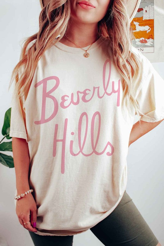 BEVERLY HILLS GRAPHIC TEE - lolaluxeshop