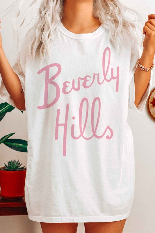 BEVERLY HILLS GRAPHIC TEE - lolaluxeshop