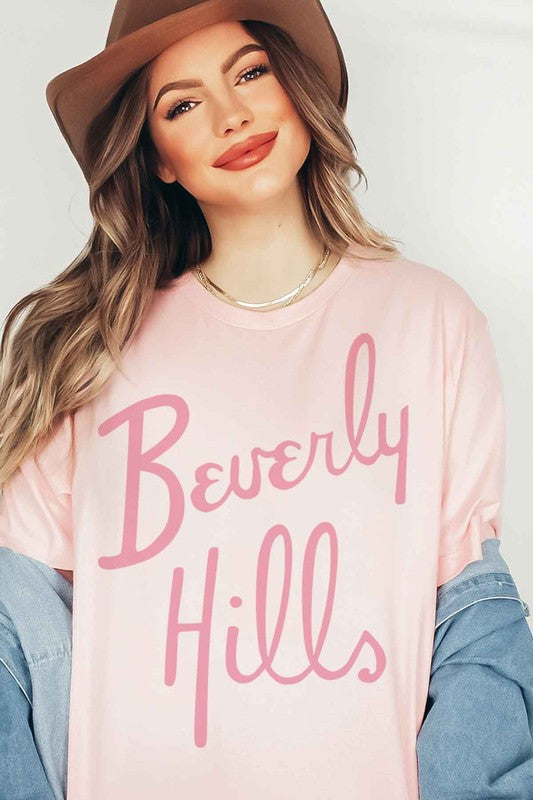 BEVERLY HILLS GRAPHIC TEE - lolaluxeshop