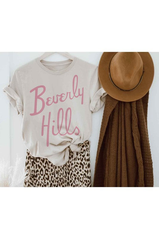 BEVERLY HILLS GRAPHIC TEE - lolaluxeshop